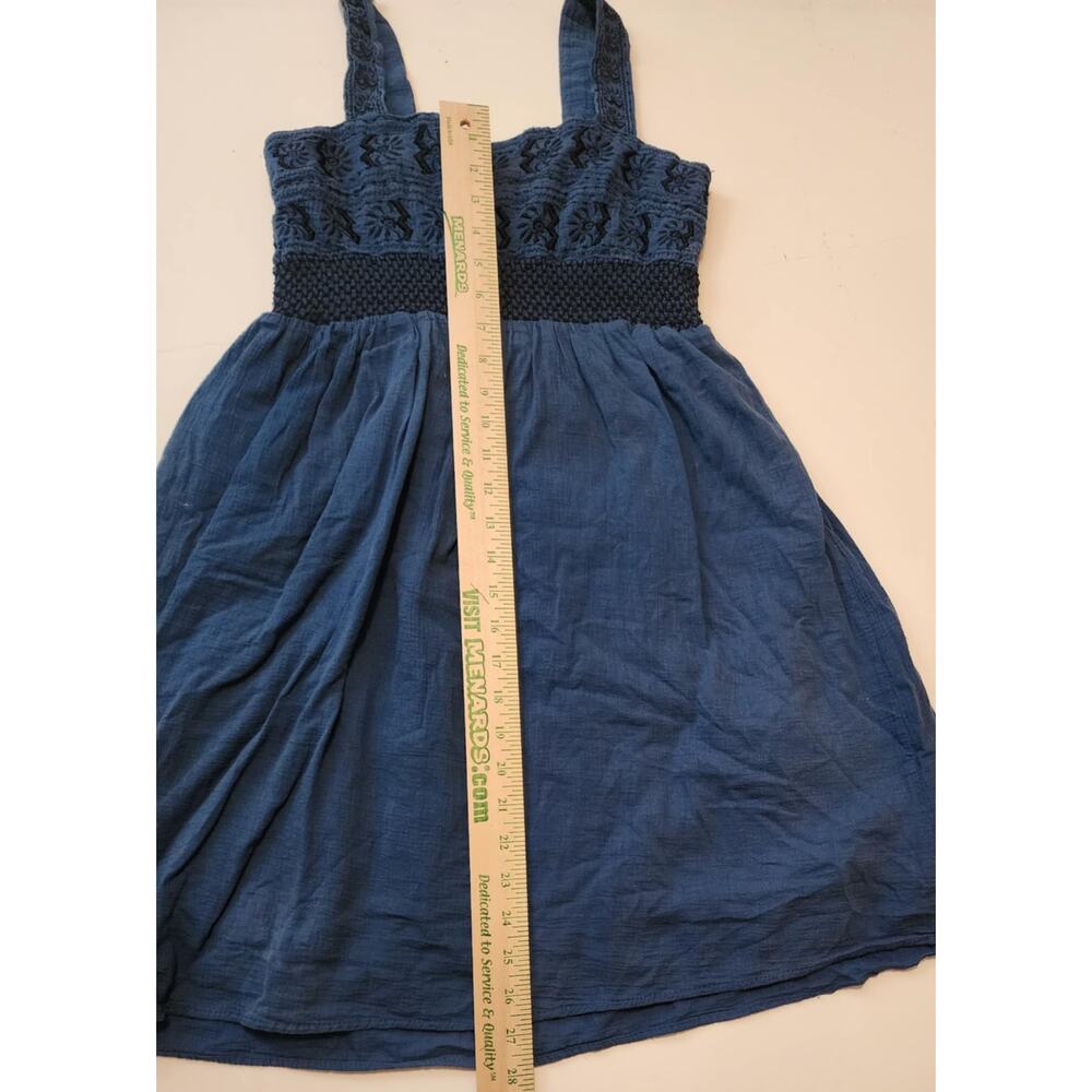 dELiA*s Embroidered Sundress, Blue, Large - Picture 5 of 7